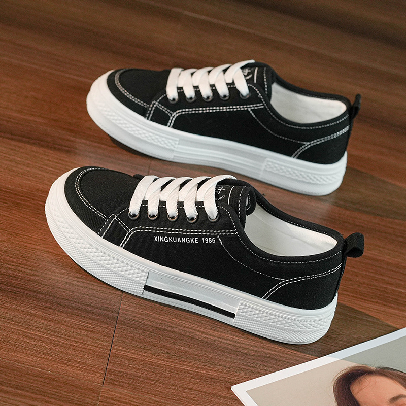 Vans Shoes Old Skool - รองเท้าผ้าใบแบบสวมพื้นเรียบ รุ่น 2026 อเนกประสงค์ สำหรับเล่นกีฬาและพักผ่อน รองเท้าผู้หญิง