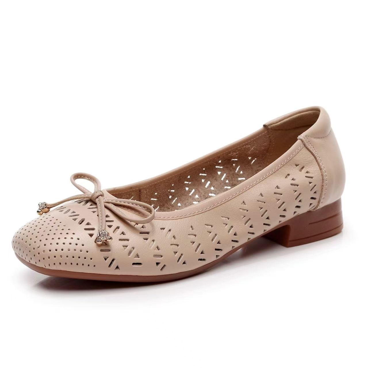 รองเท้าหนังแท้สำหรับผู้หญิง ดี - Casual Sandal Leather บทวิจารณ์และราคา
